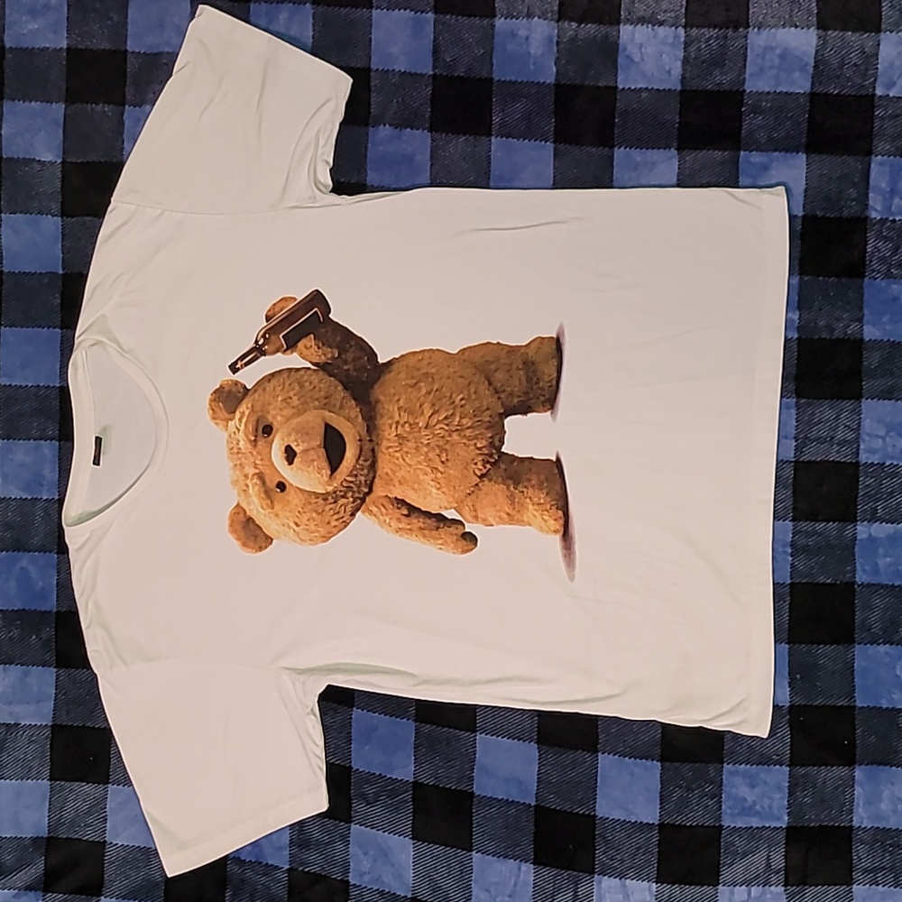 EXCLUSIVE A. TED Toasting. Tee-shirt.  No stains No holes. Men's size XL